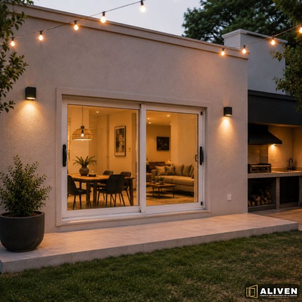 133 Ventana Balcón de Aluminio Módena Vidrio Hermético 200x150 Dvh 4 9 4